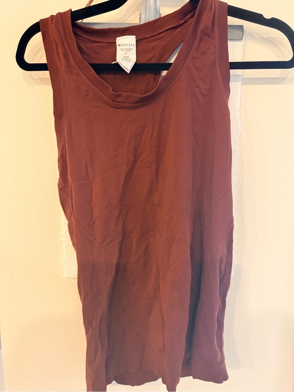 Athleta Women's Brick Red Scoop Neck Tank